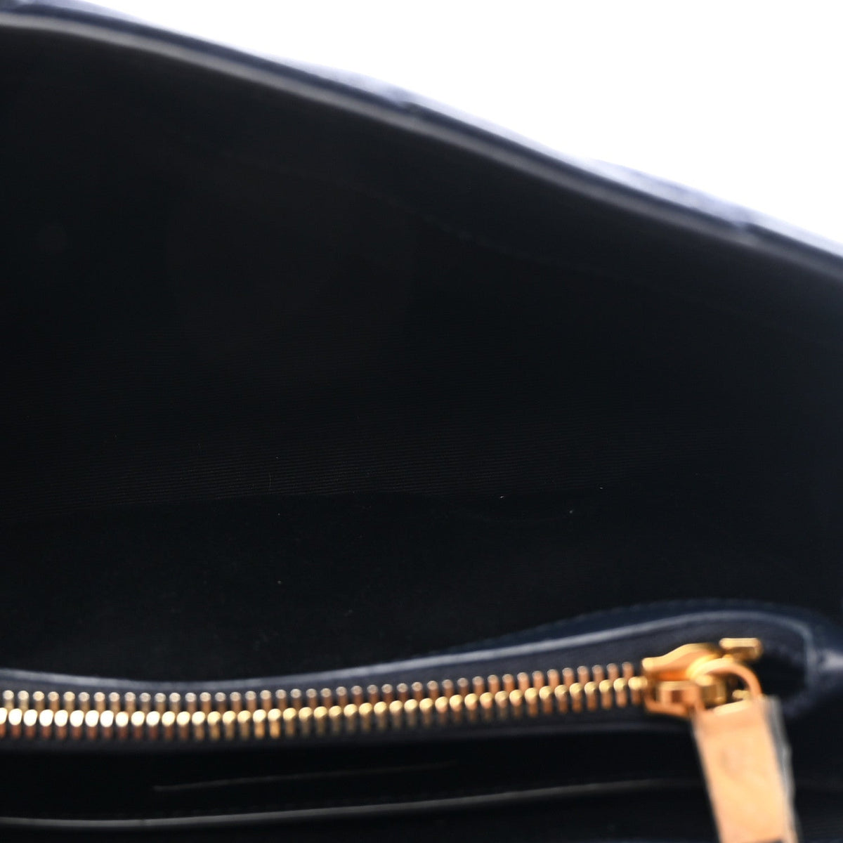 Suede Calfskin Y Quilted Monogram Small Loulou Chain Satchel Deep Marine