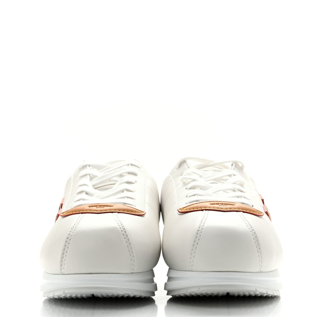 Lambskin Vachetta Mens LV Buttersoft Sneakers 10 White