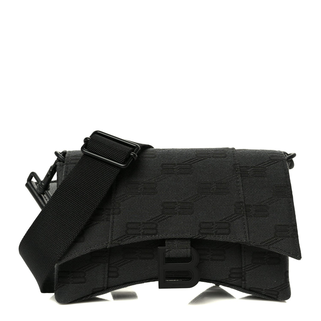 BB Jacquard Monogram  XSS Downtown Shoulder Bag Black