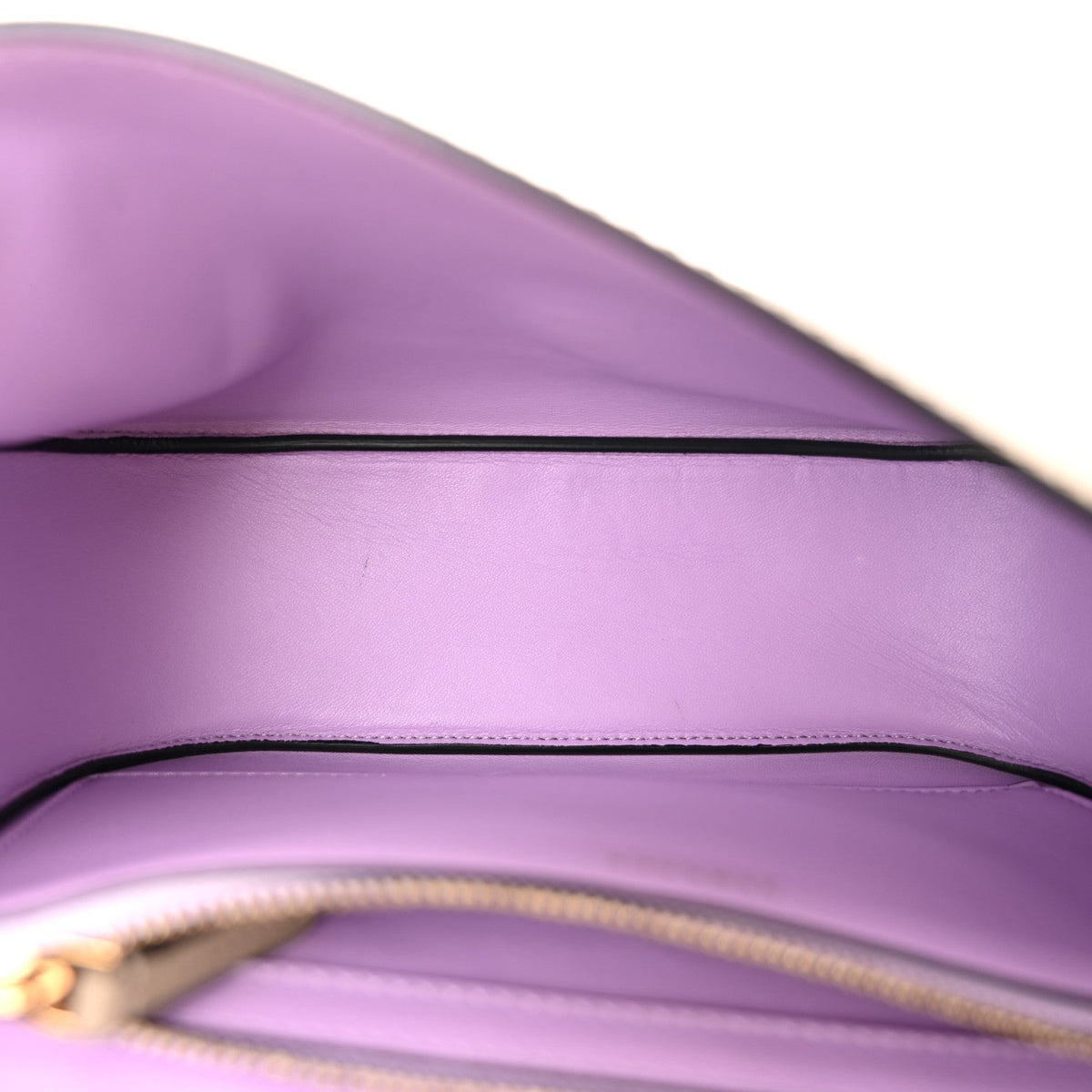 Grained Calfskin La Medusa Flap Shoulder Bag Taupe