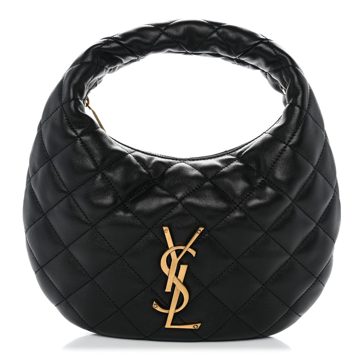 Lambskin Quilted Icarino Bag Black