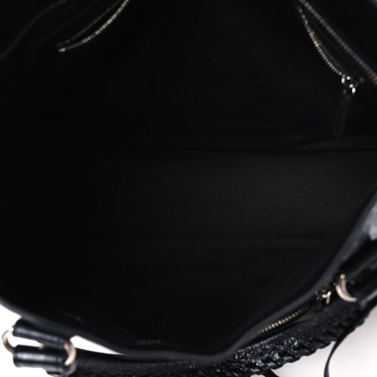 Agneau Arena Silver Hardware Medium Le City Black