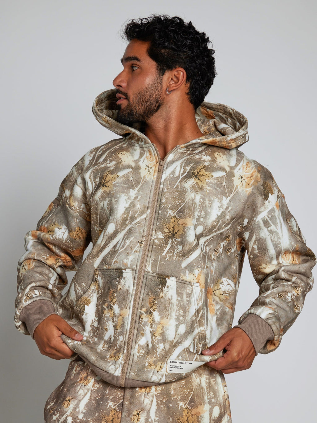 Camo Zip Hoodie – Mega