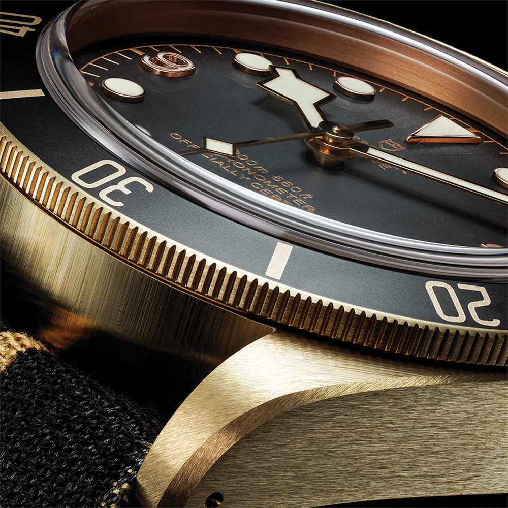 Black Bay Bronze 43mm - Slate Grey on Fabric Strap