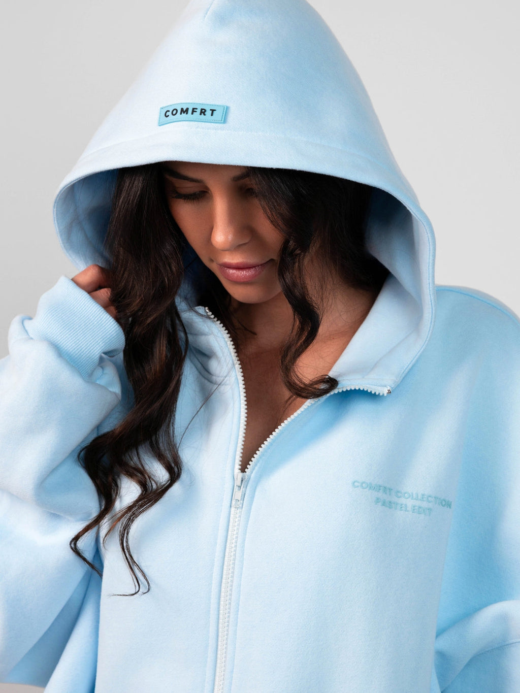 Pastel Zip Hoodie – Mega
