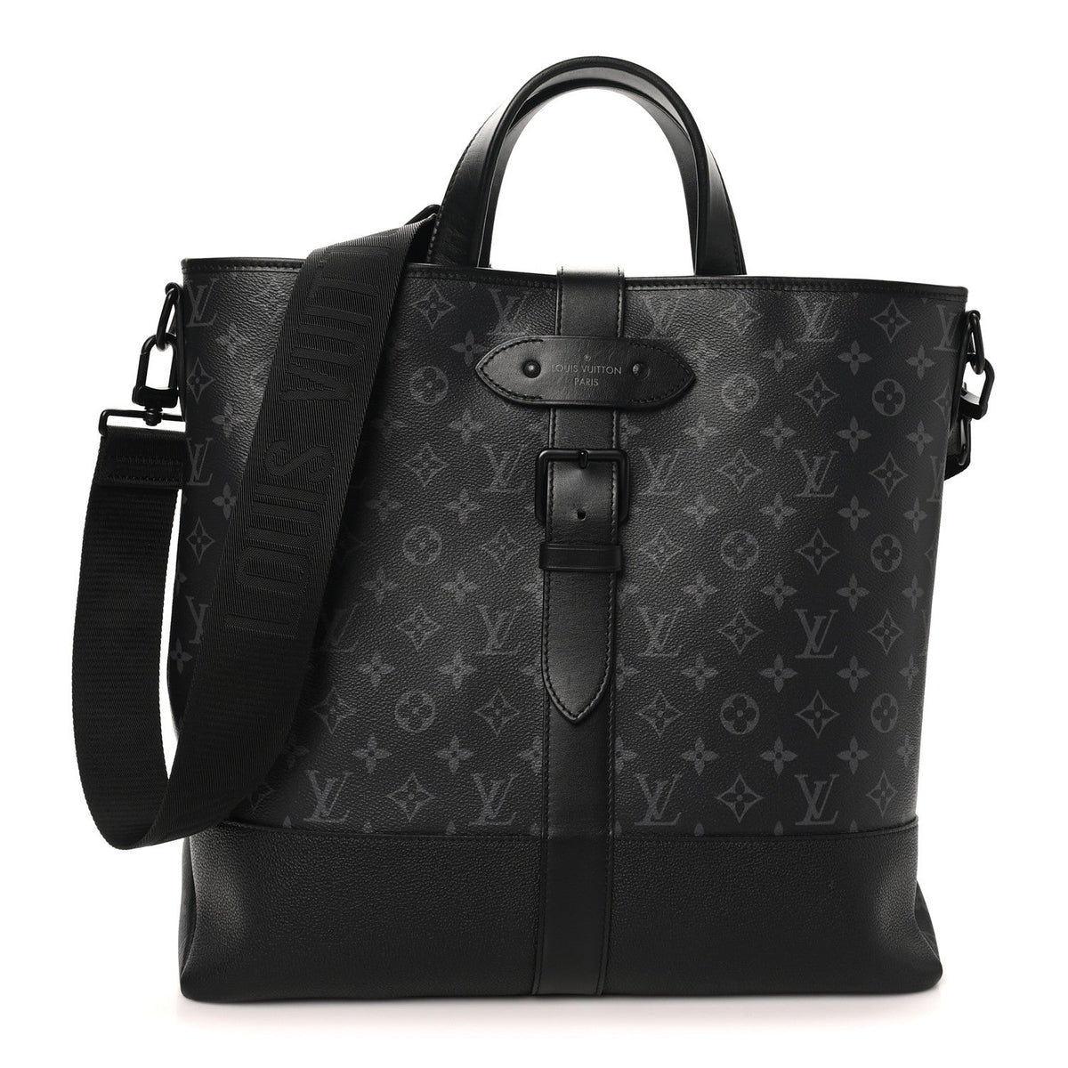Monogram Eclipse Saumur Tote Black