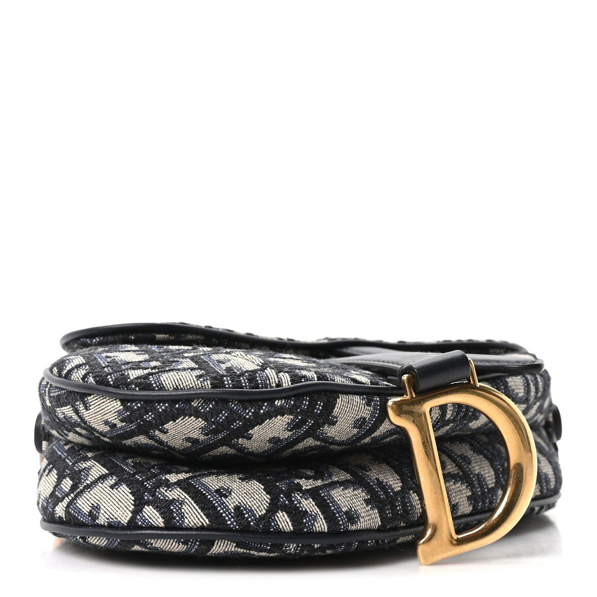 Oblique Mini Saddle Bag Blue