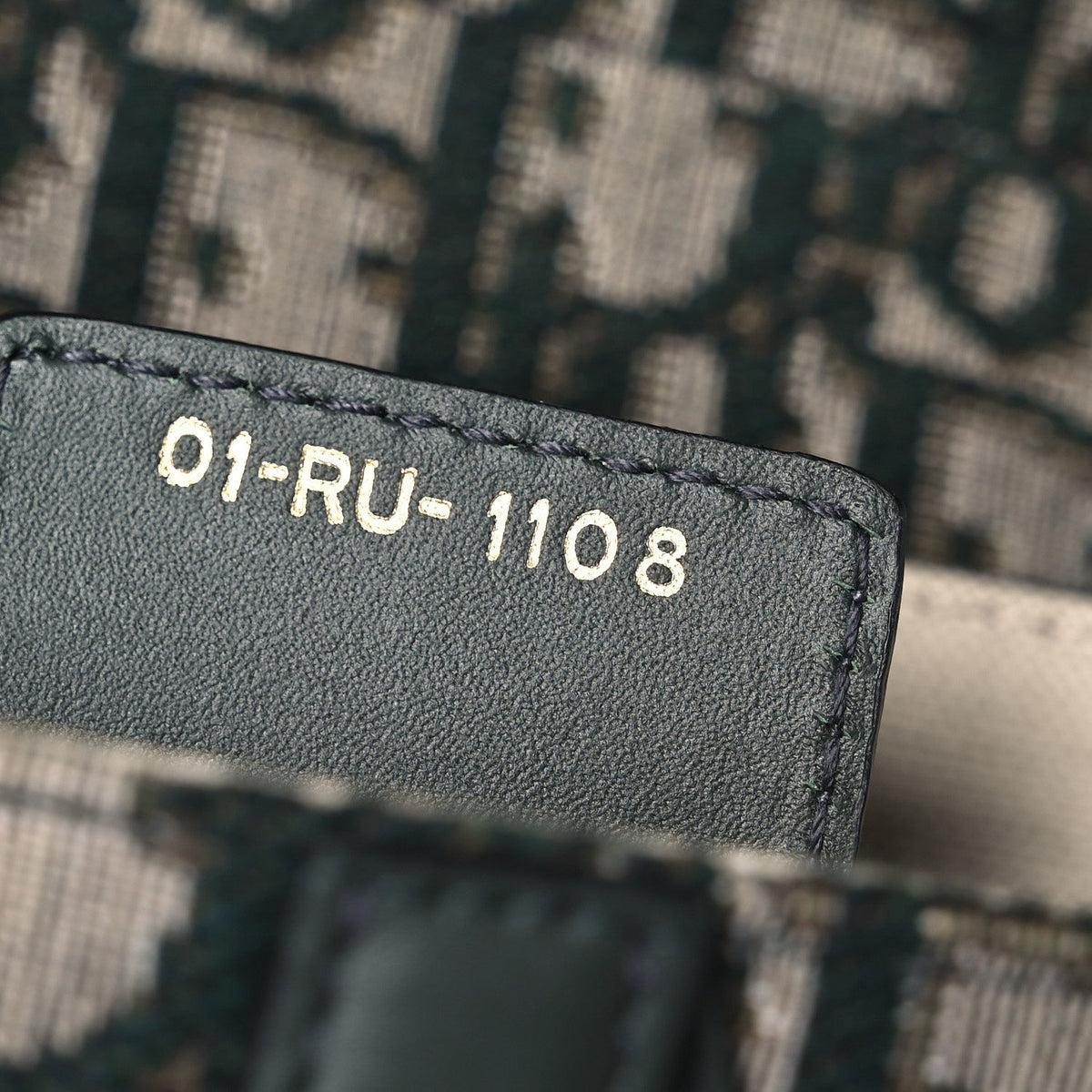 Oblique Saddle Bag Green