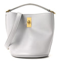 Smooth Calfskin Bucket 16 Bag Light Grey