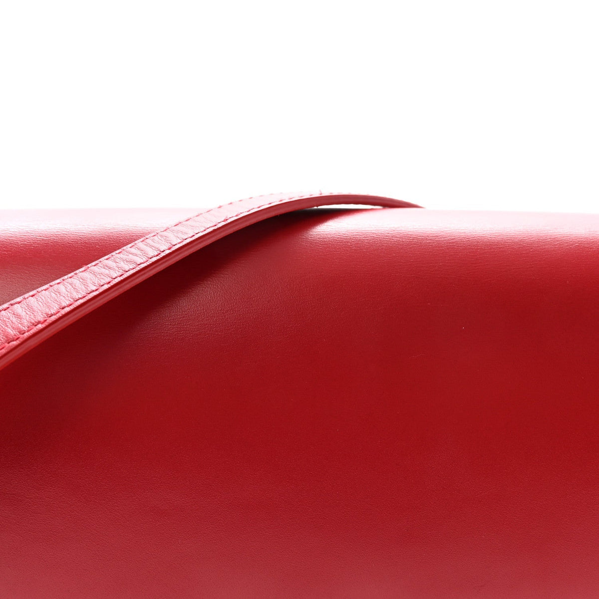 Smooth Calfskin Le Maillon Satchel Rouge Eros