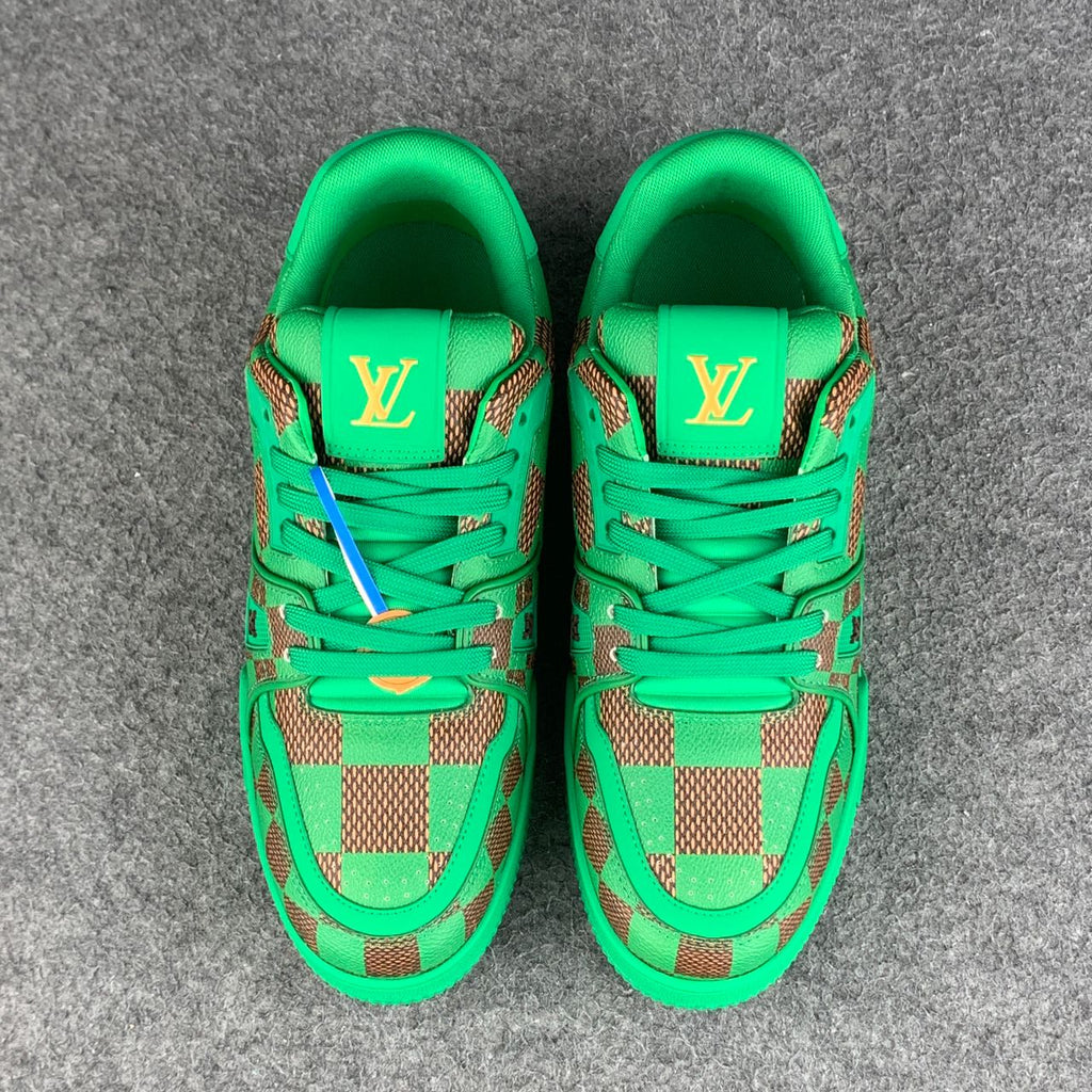 LV Trainer Damier 'Pop Green'