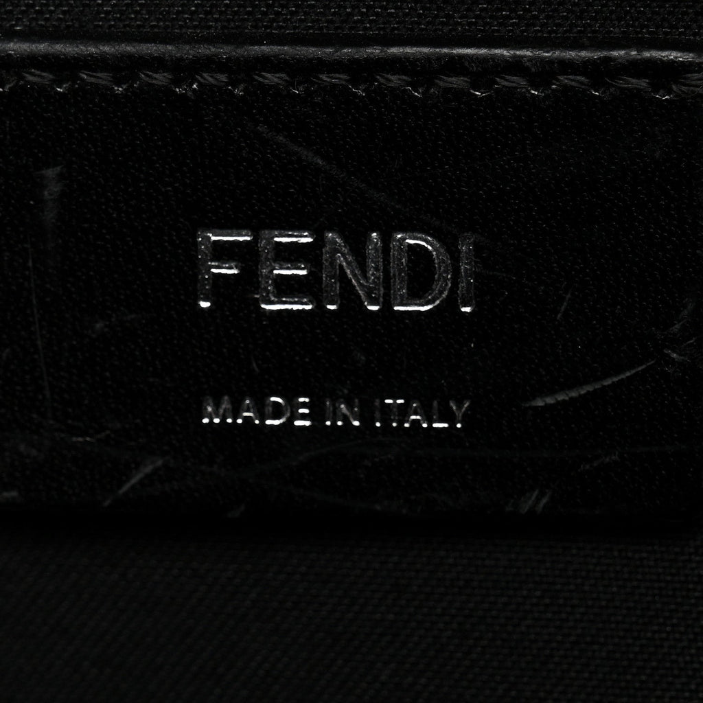 Vitello Century Bi-Color FF 1974 Embossed Belt Bag Maya Black