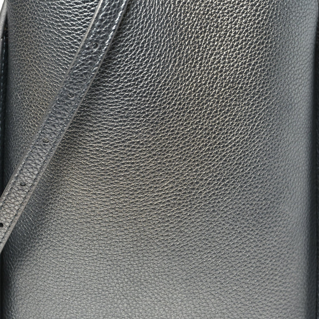 Metallic Calfskin XS Tool 2.0 North-South Tote Silver