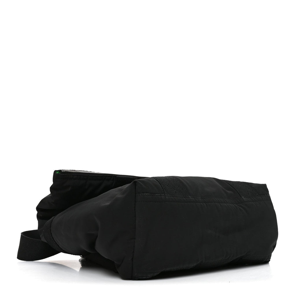Nylon Voyager Backpack Black