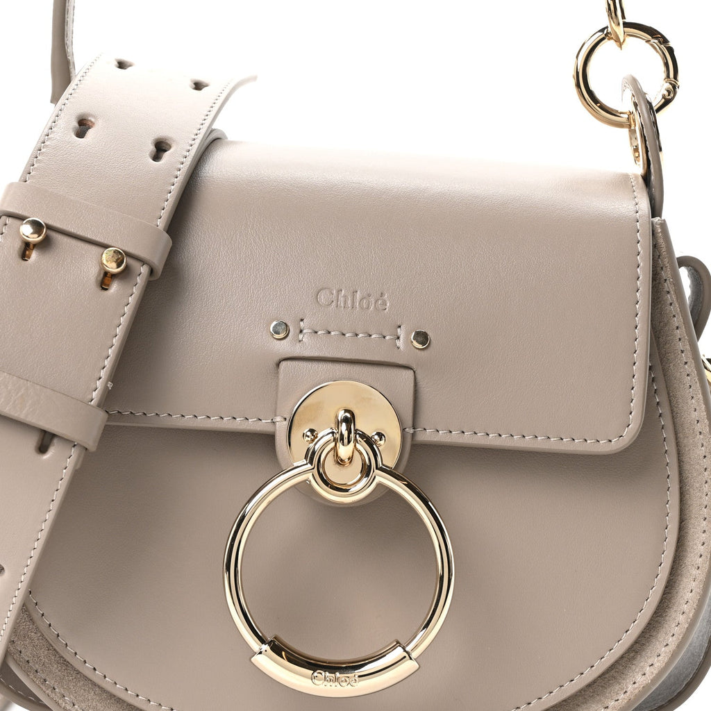 Calfskin Small Tess Bag Motty Grey