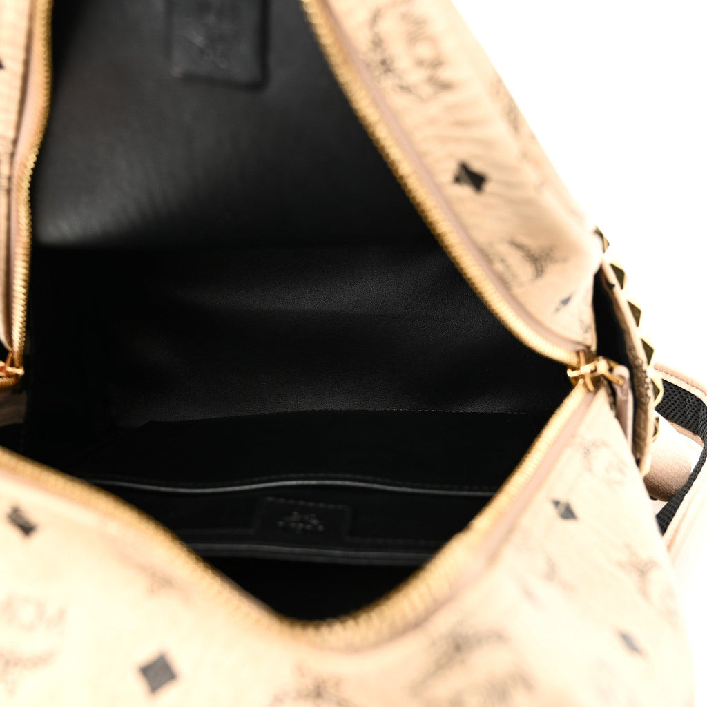 Visetos Small Side Stud Stark Backpack Beige