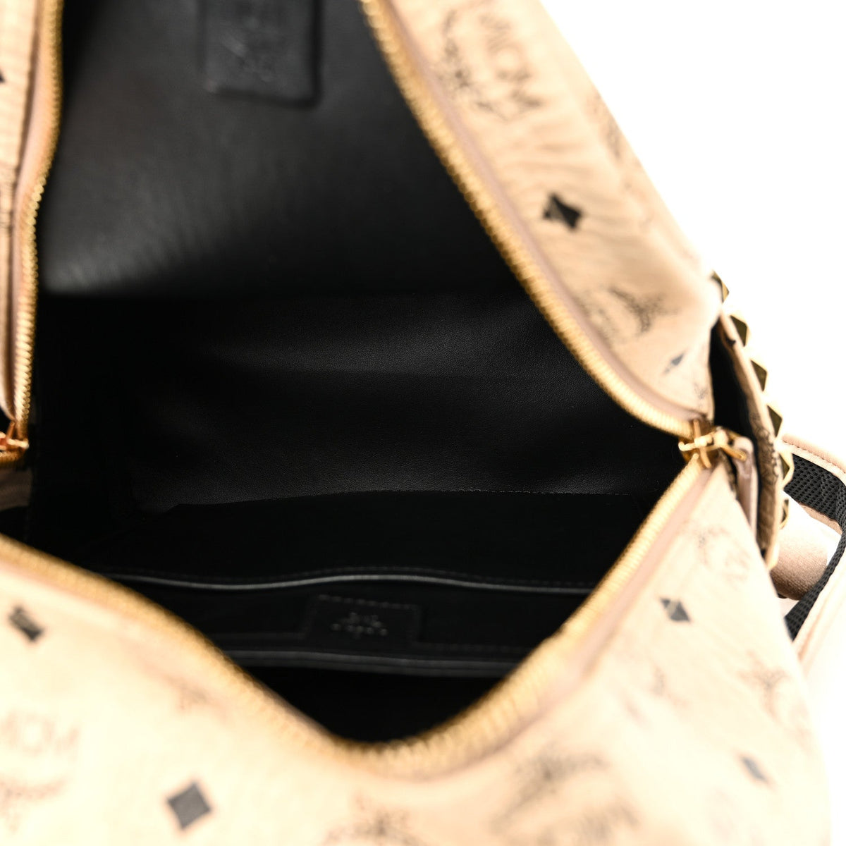 Visetos Small Side Stud Stark Backpack Beige