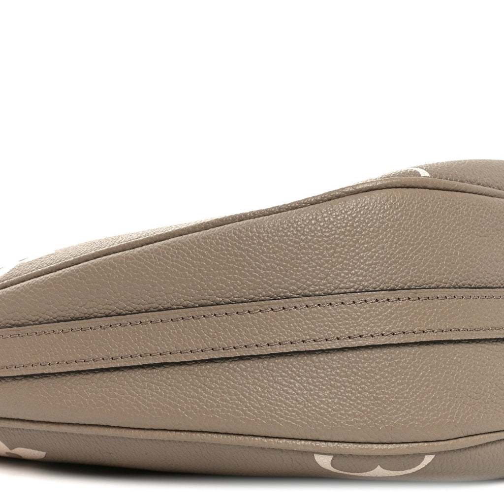 Empreinte Monogram Giant Loop Hobo Dove Gray Cream