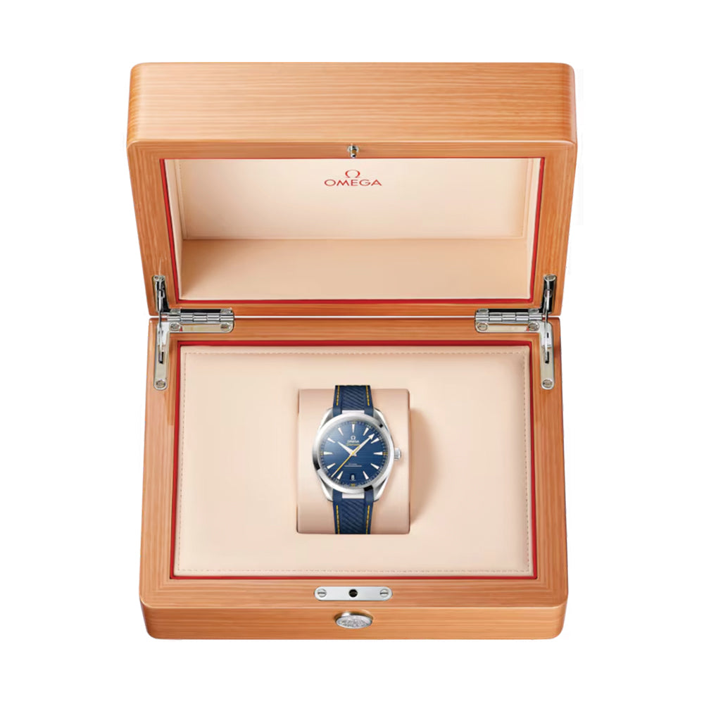 Seamaster Aqua Terra 150M 41mm - Blue on Rubber Strap