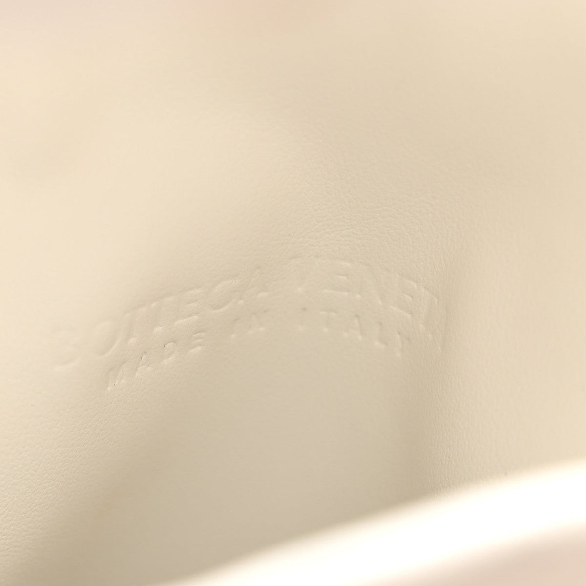 Calfskin Intrecciato Mini Hop White
