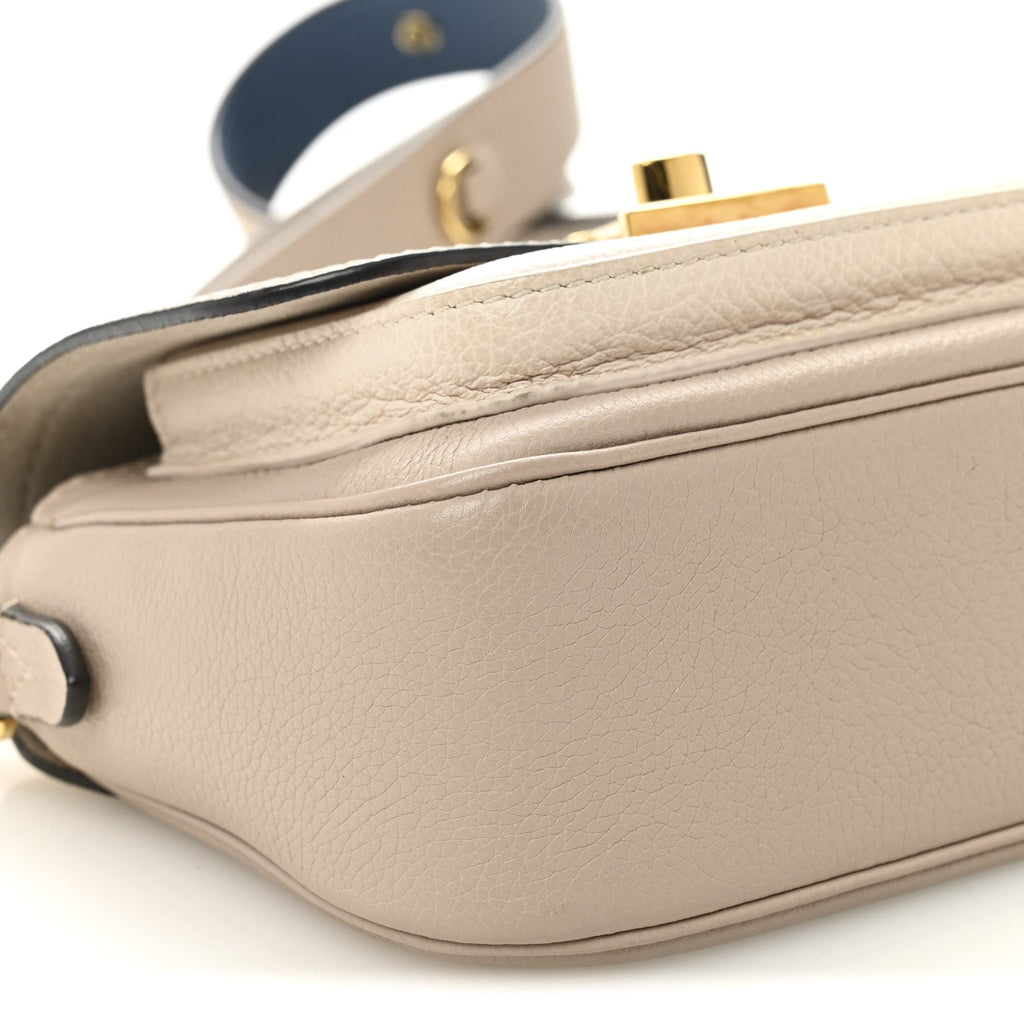 Grained Calfskin Lockme Tender Greige