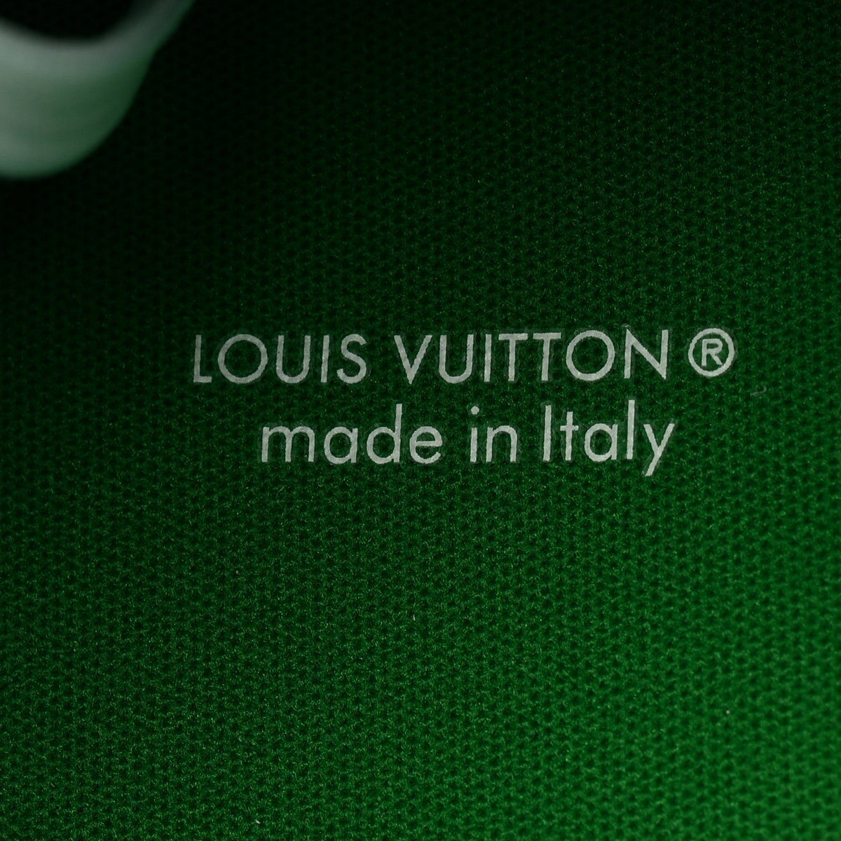 Mens LV Trainer Upcycling Sneakers 8.5 White Green