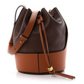 Calfskin Small Balloon Bucket Bag Hazelnut