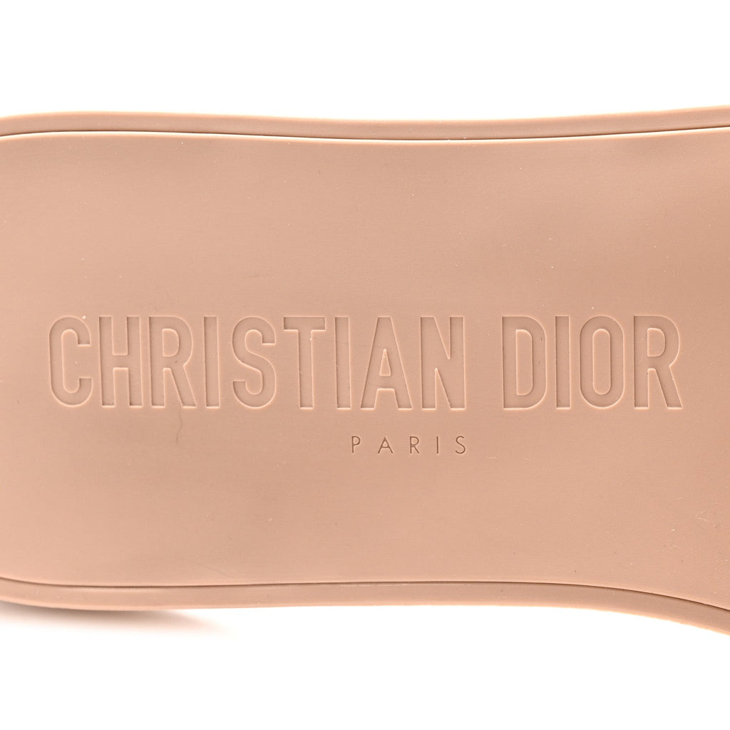 Canvas Nylon Camouflage Dior(e)volution Mule Slide Sandals 41 Nude