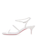 X Idris Elba Hibaq Calfskin Braided 55mm Sandals 41 White