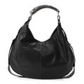 Buffalo Horn Small Mombasa Hobo Black