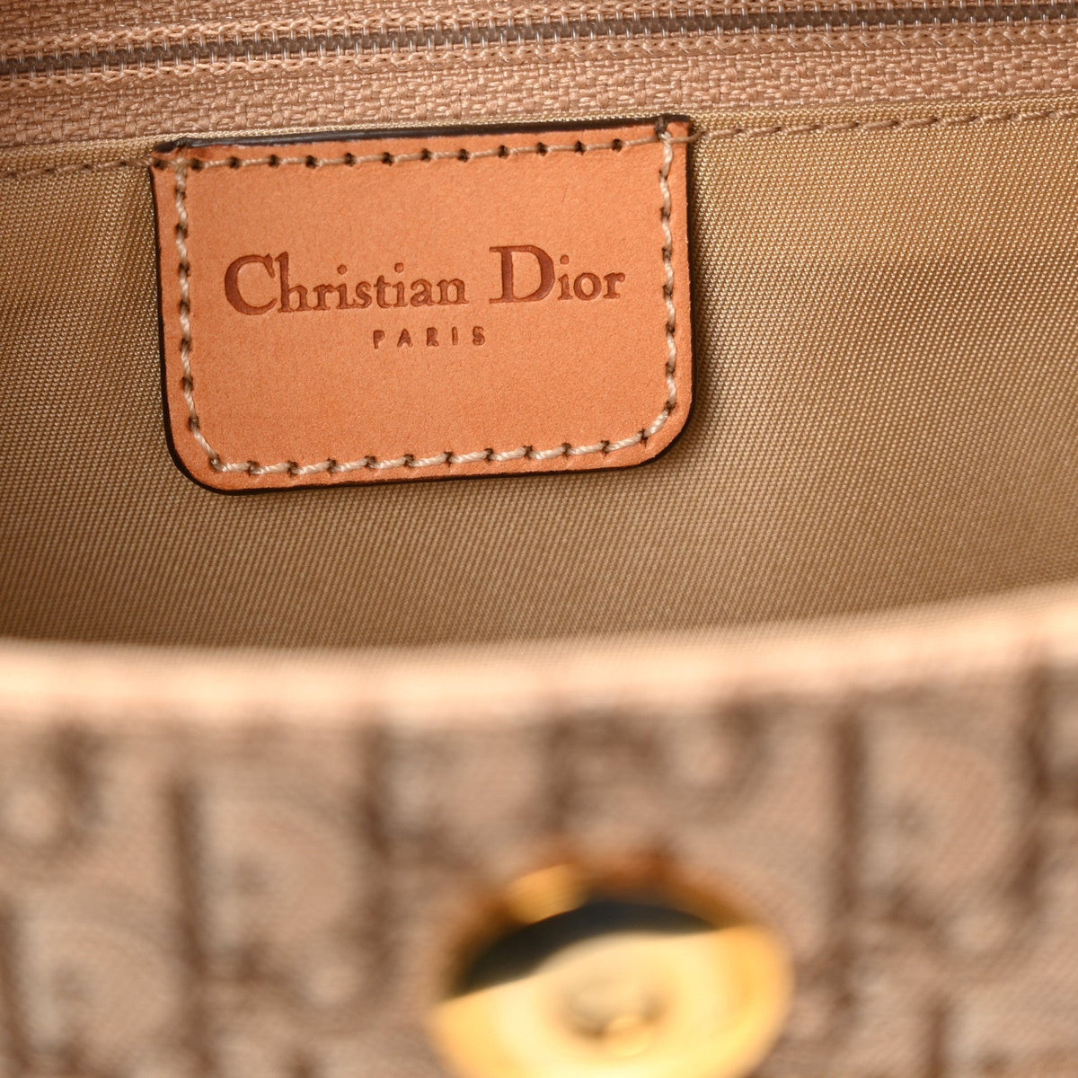 Calfskin Monogram Street Chic Columbus Beige