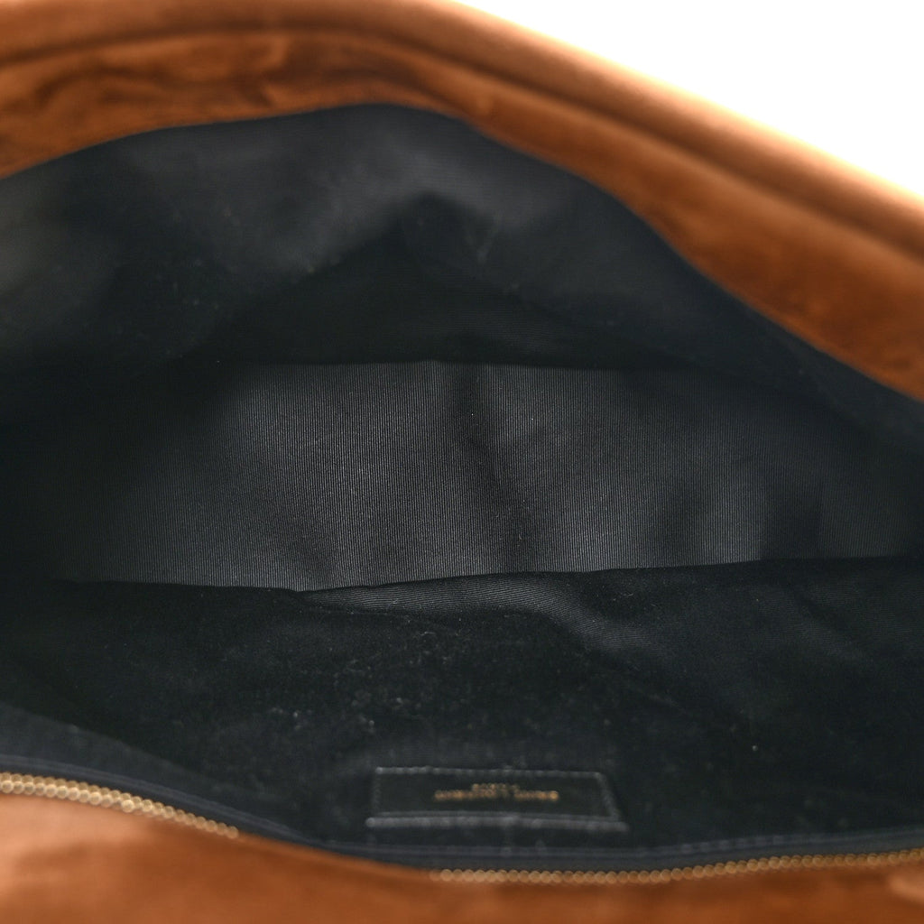 Suede Large Calypso Caramel Cognac