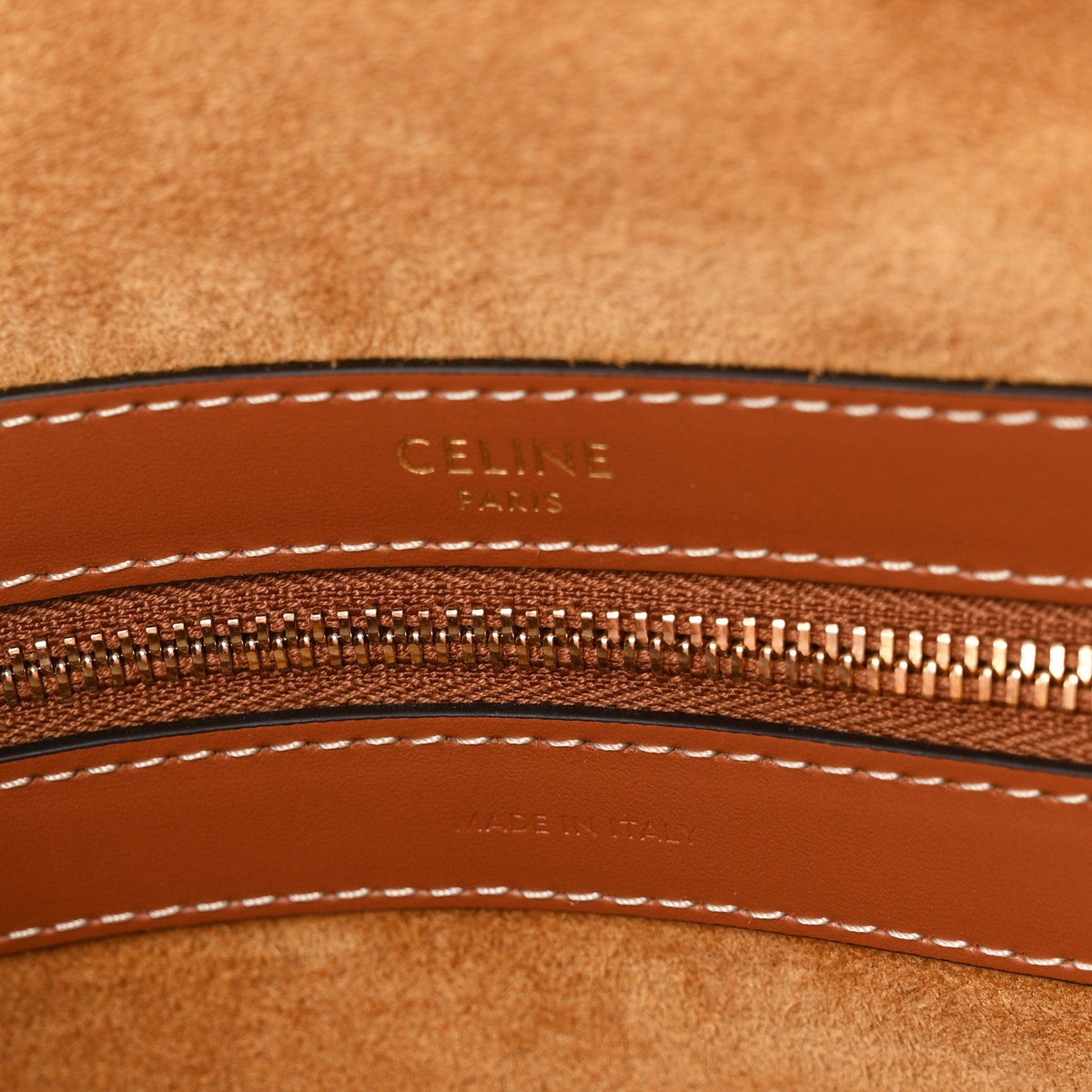 Waxed Suede Calfskin Large Boston Bag Tobacco