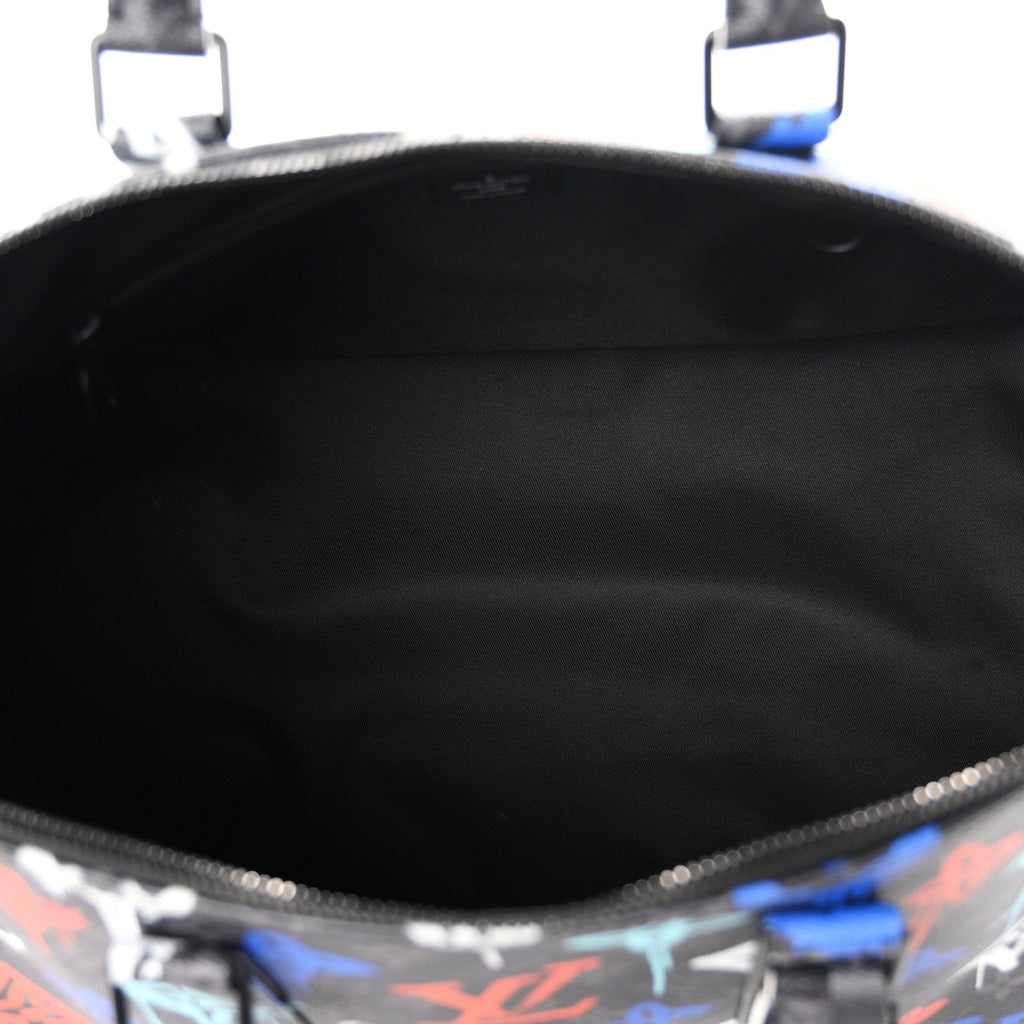 Monogram Eclipse LV Graffiti Keepall Bandouliere 50 Multicolor