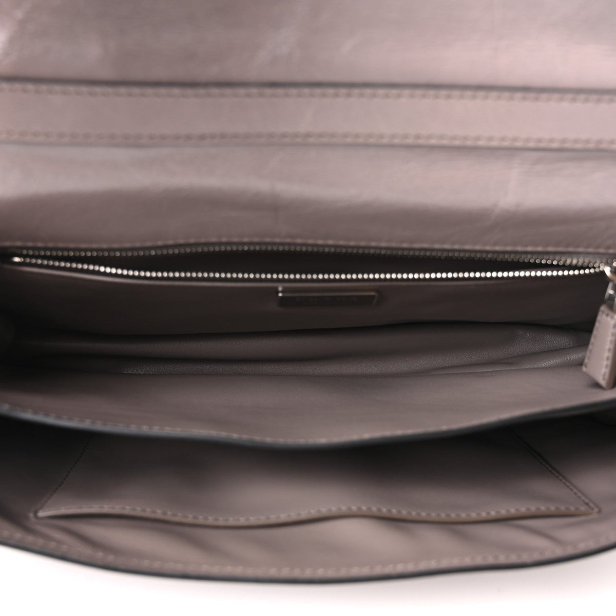 Glossy Calfskin Medium Sound Shoulder Bag Peltro