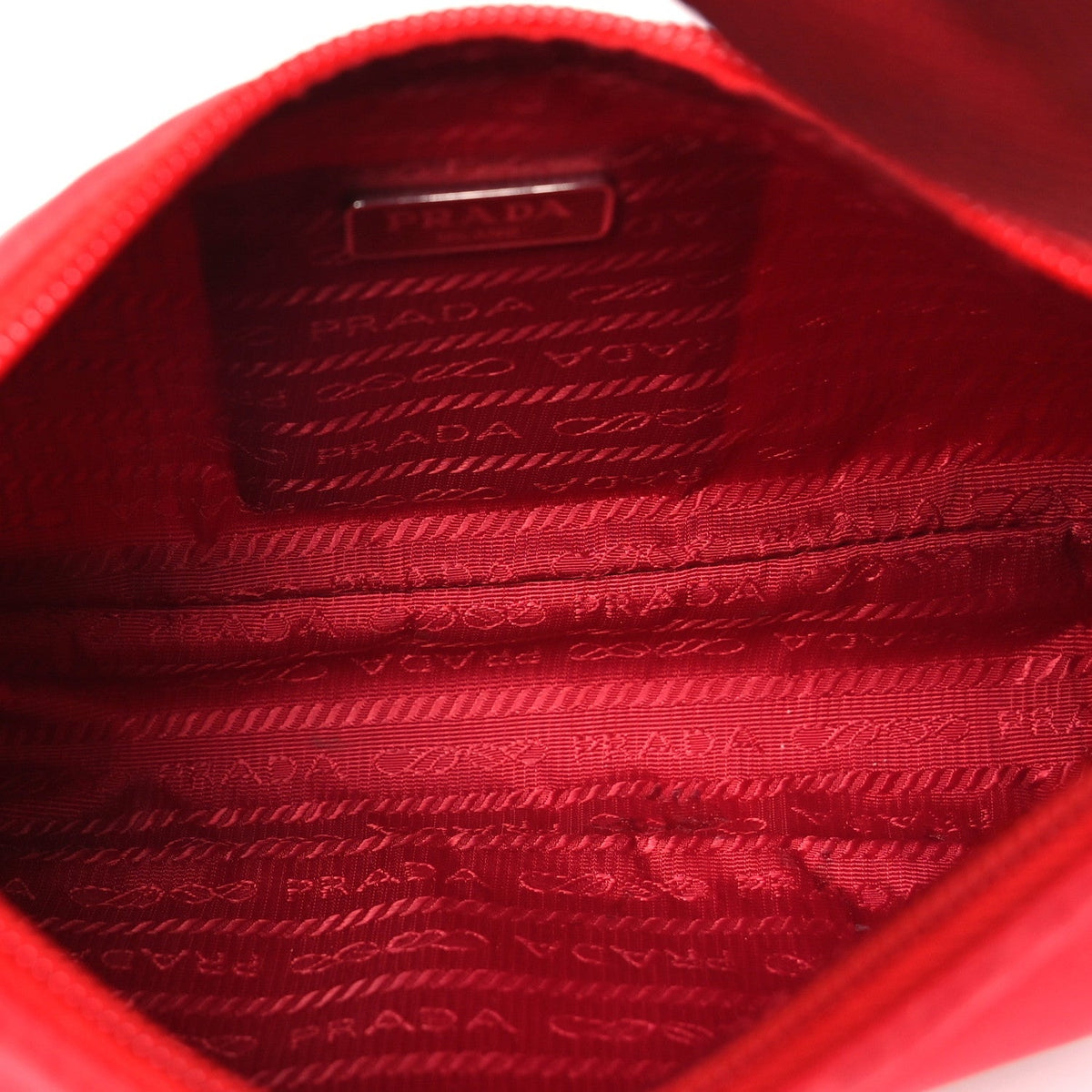 Tessuto Nylon Mini Re-Edition 2000 Bag Rosso