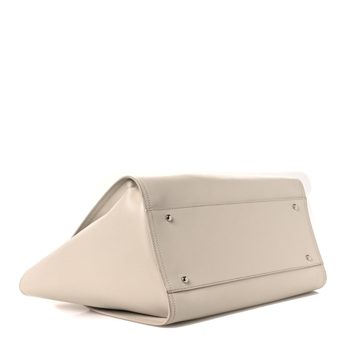 Caviar Medium Studded Deauville Tote Ivory