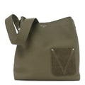 LV Touch Calfskin Reversible Verso Hobo H38  Khaki Green