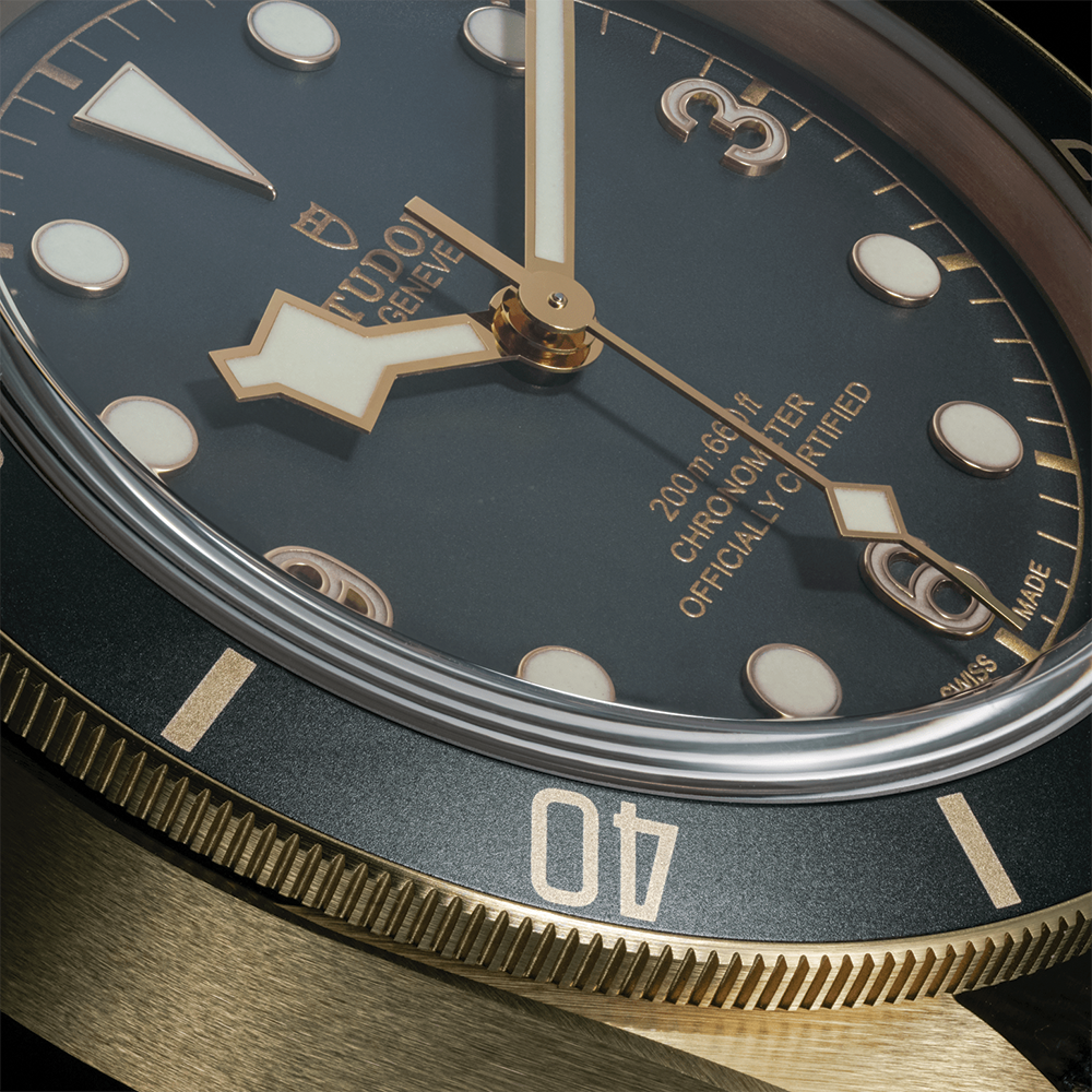 Black Bay Bronze 43mm - Slate Grey on Fabric Strap