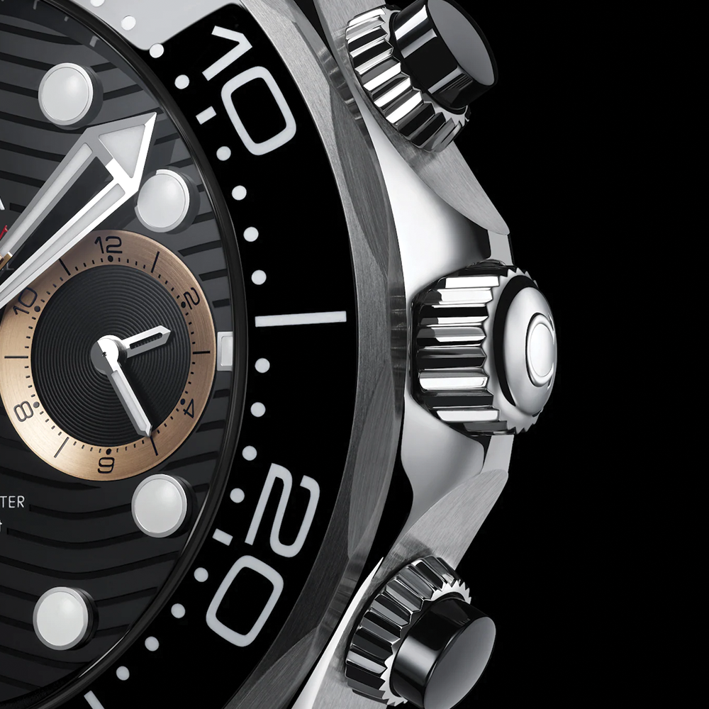 Seamaster Diver 300M Chronograph 007 First Light 44mm - Black on Fabric Strap