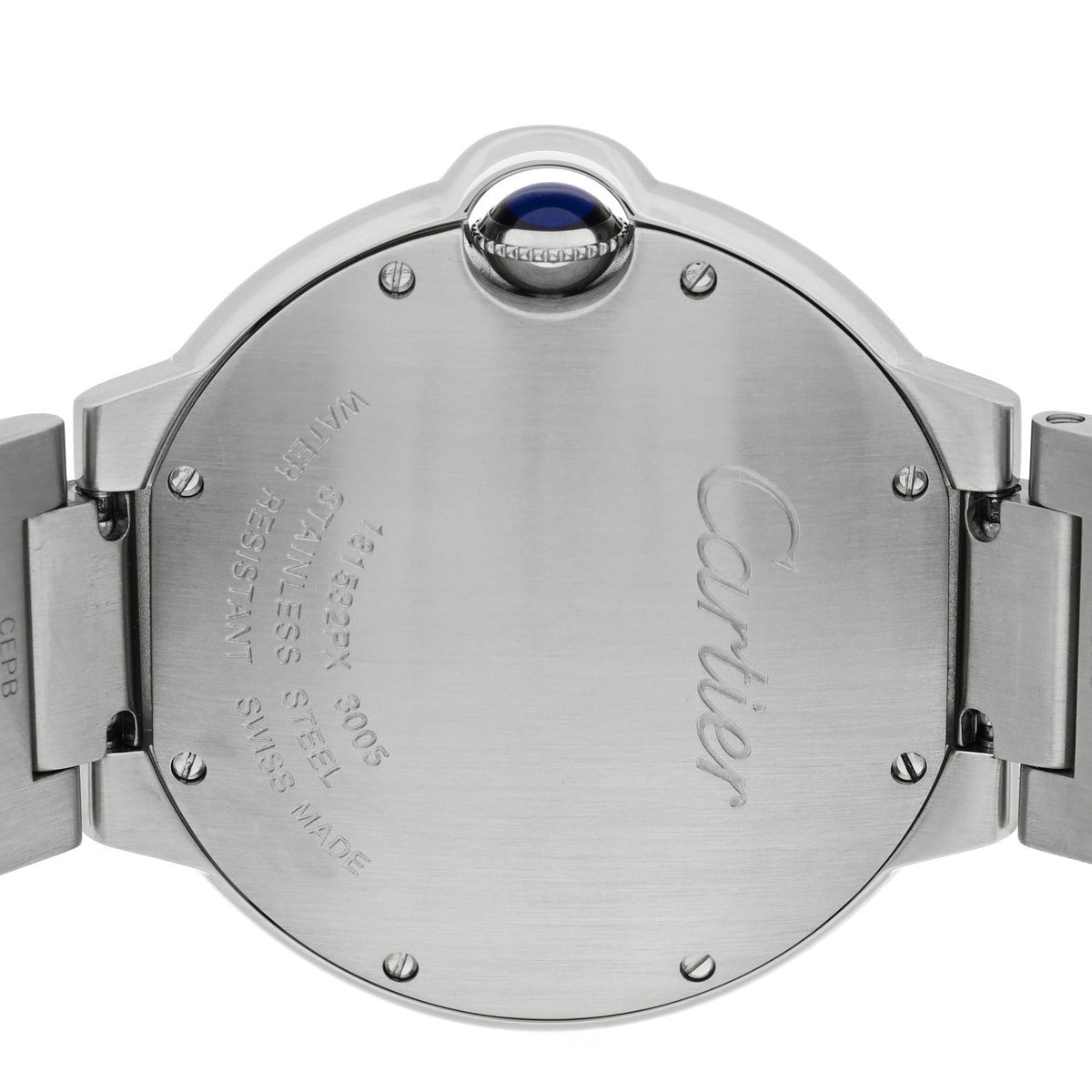 Stainless Steel 36mm Ballon Bleu De Cartier Quartz Watch