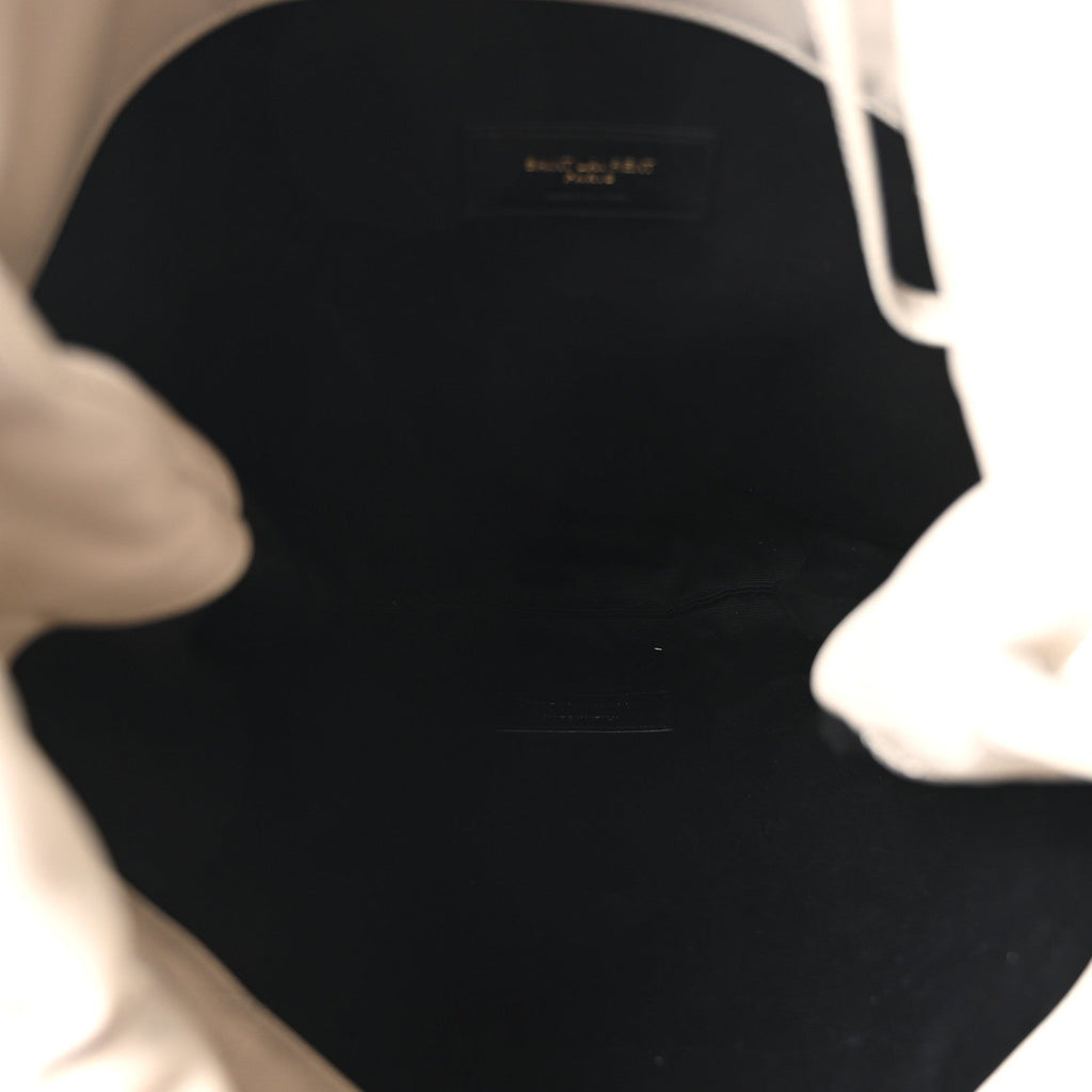 Lambskin Matelasse Monogram Large Jamie 4.3 Pochon Crema Soft