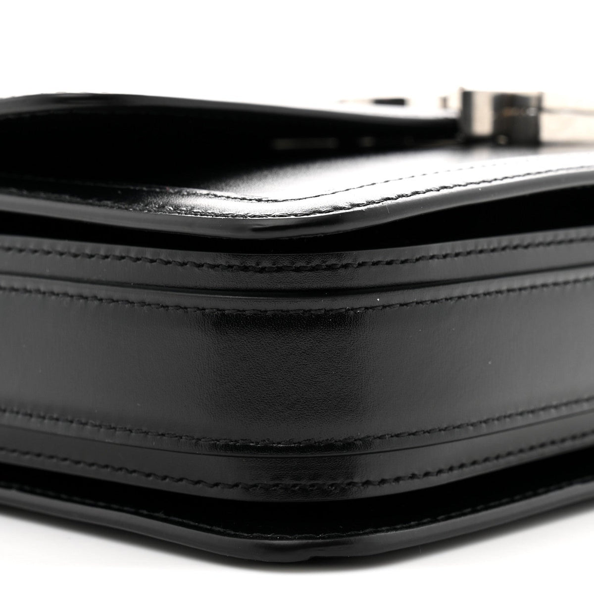 Box Calfskin Monogram Medium Solferino Satchel Black
