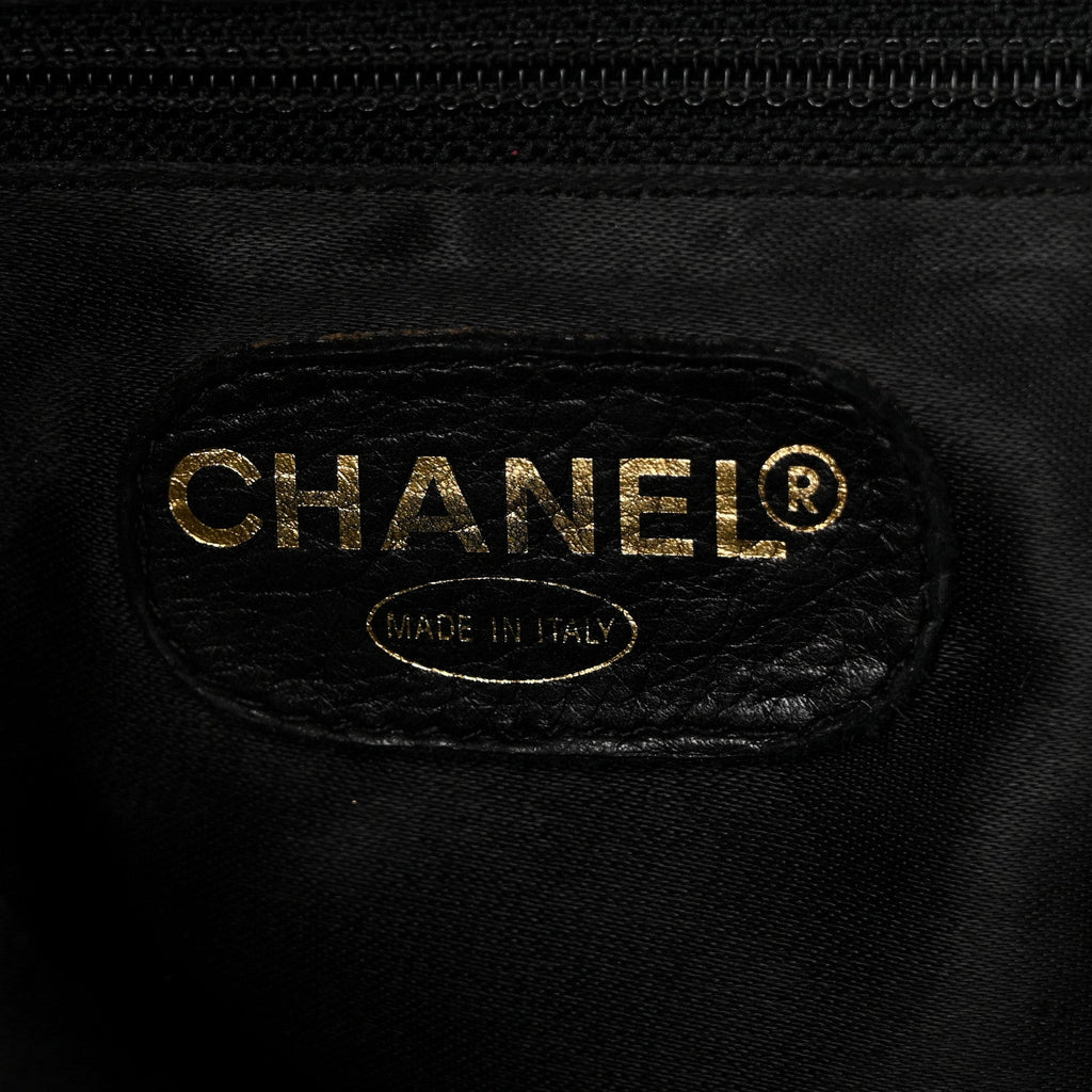 Suede CC Drawstring Backpack Black