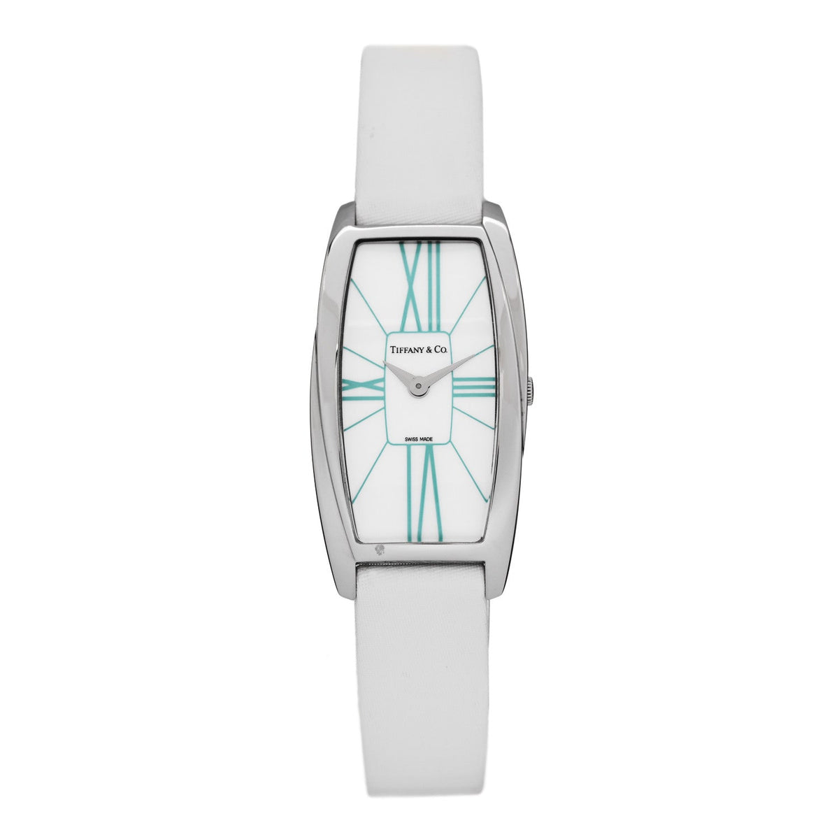 Stainless Steel Satin 22mm Gemea Quartz Watch White