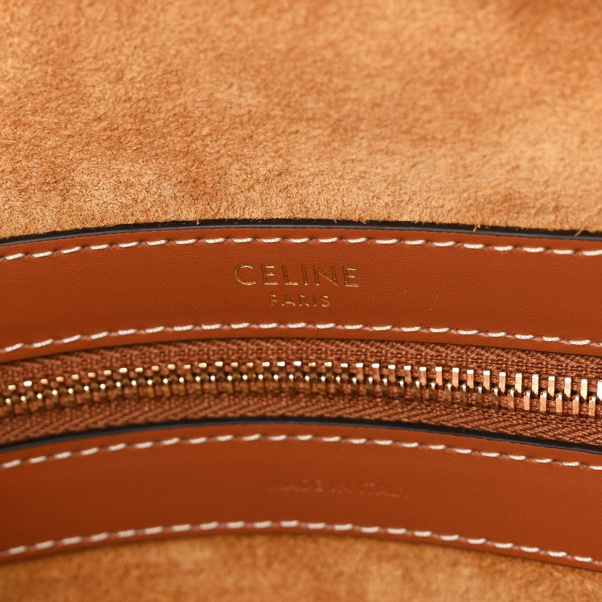 Waxed Suede Calfskin Large Boston Bag Tobacco