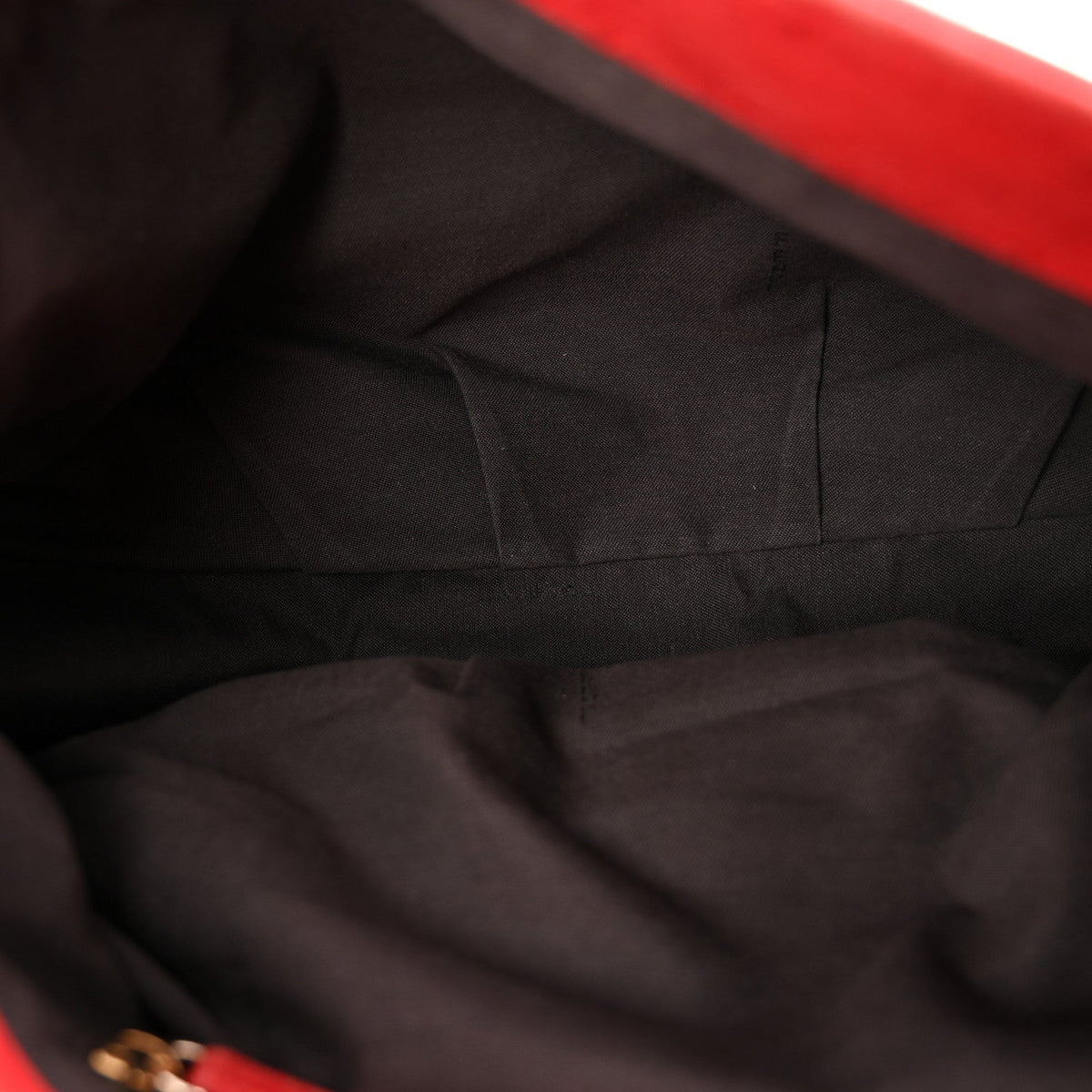 Crinkled Lambskin Mia Shoulder Flap Red
