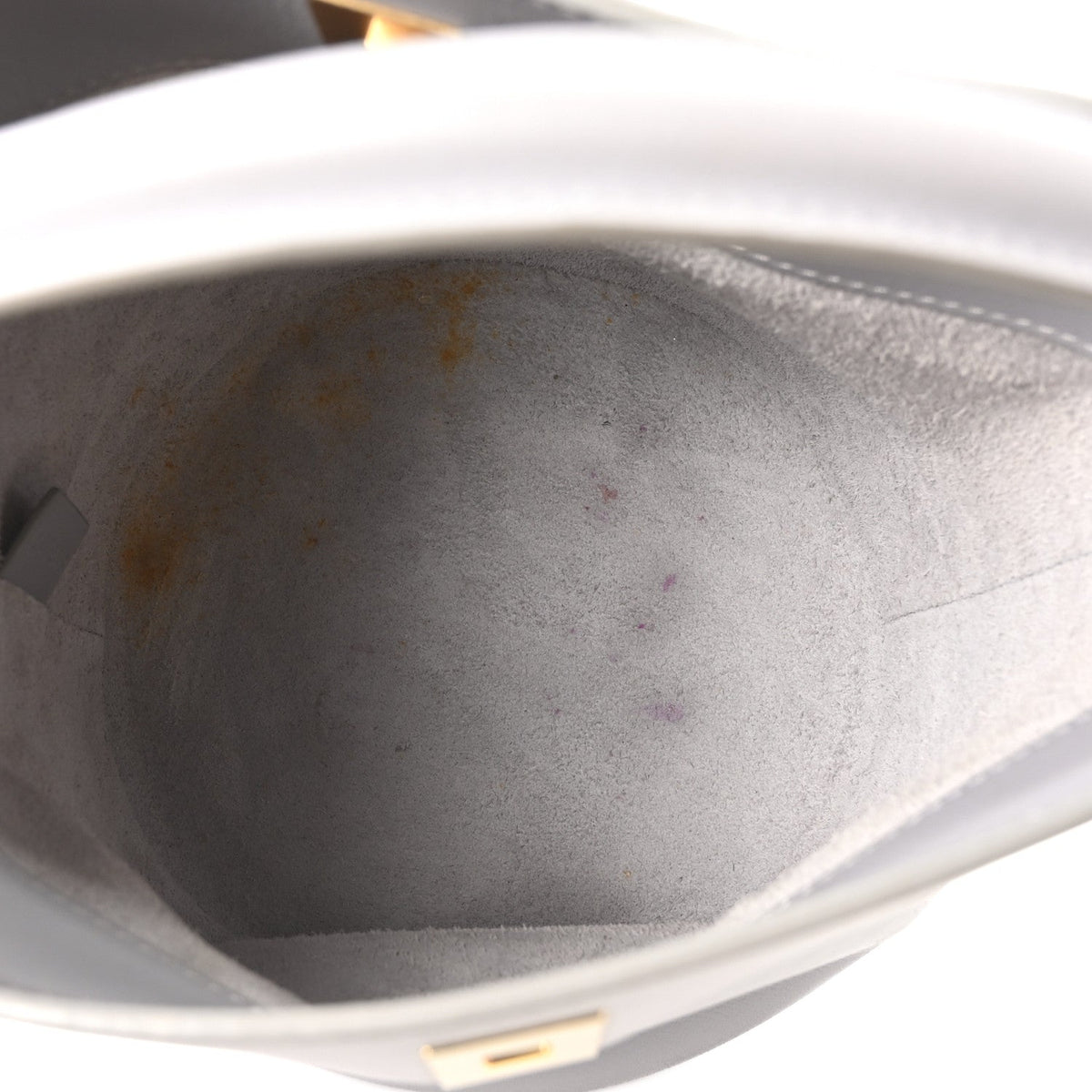 Smooth Calfskin Bucket 16 Bag Light Grey