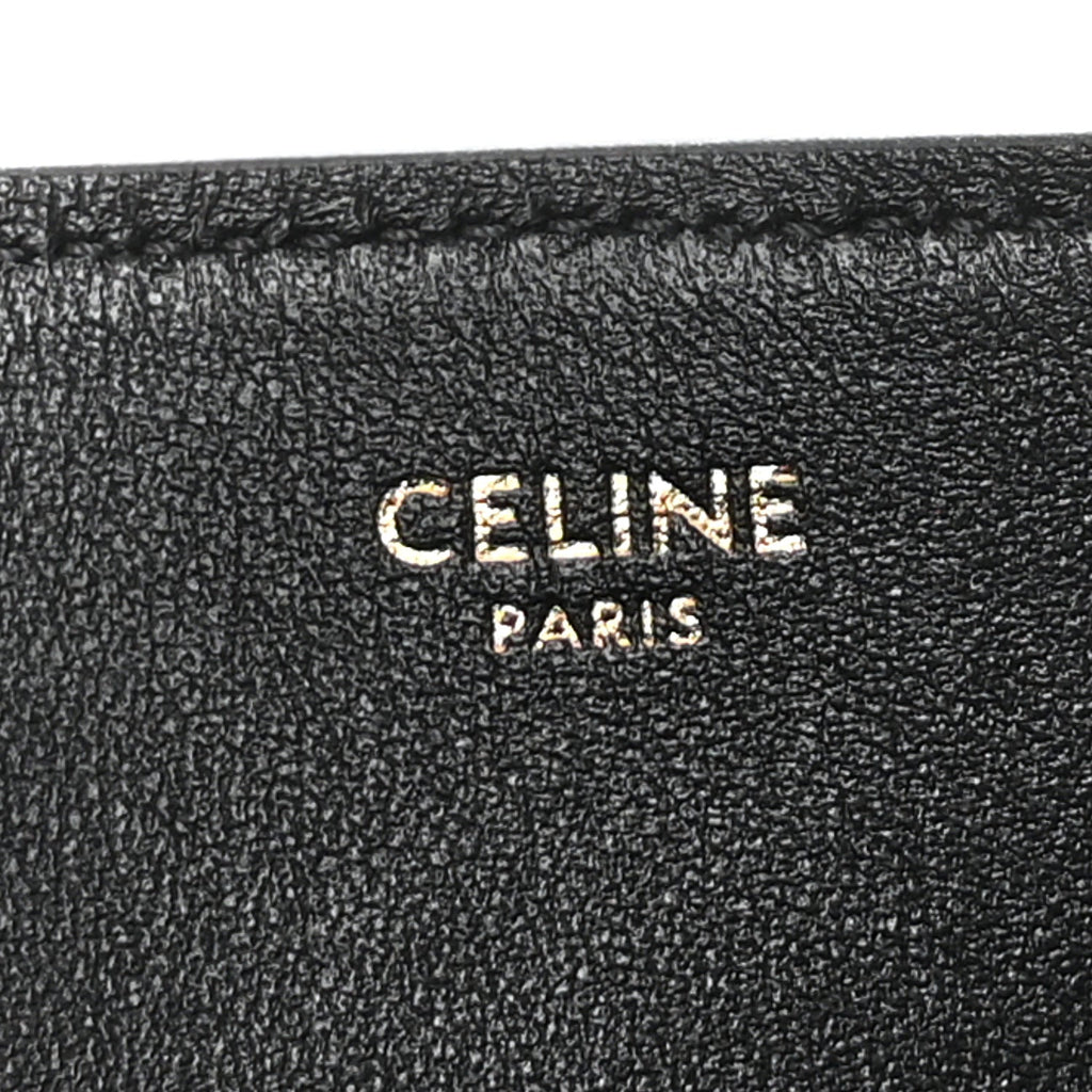 Smooth Calfskin Triomphe Small Louise Bag Black