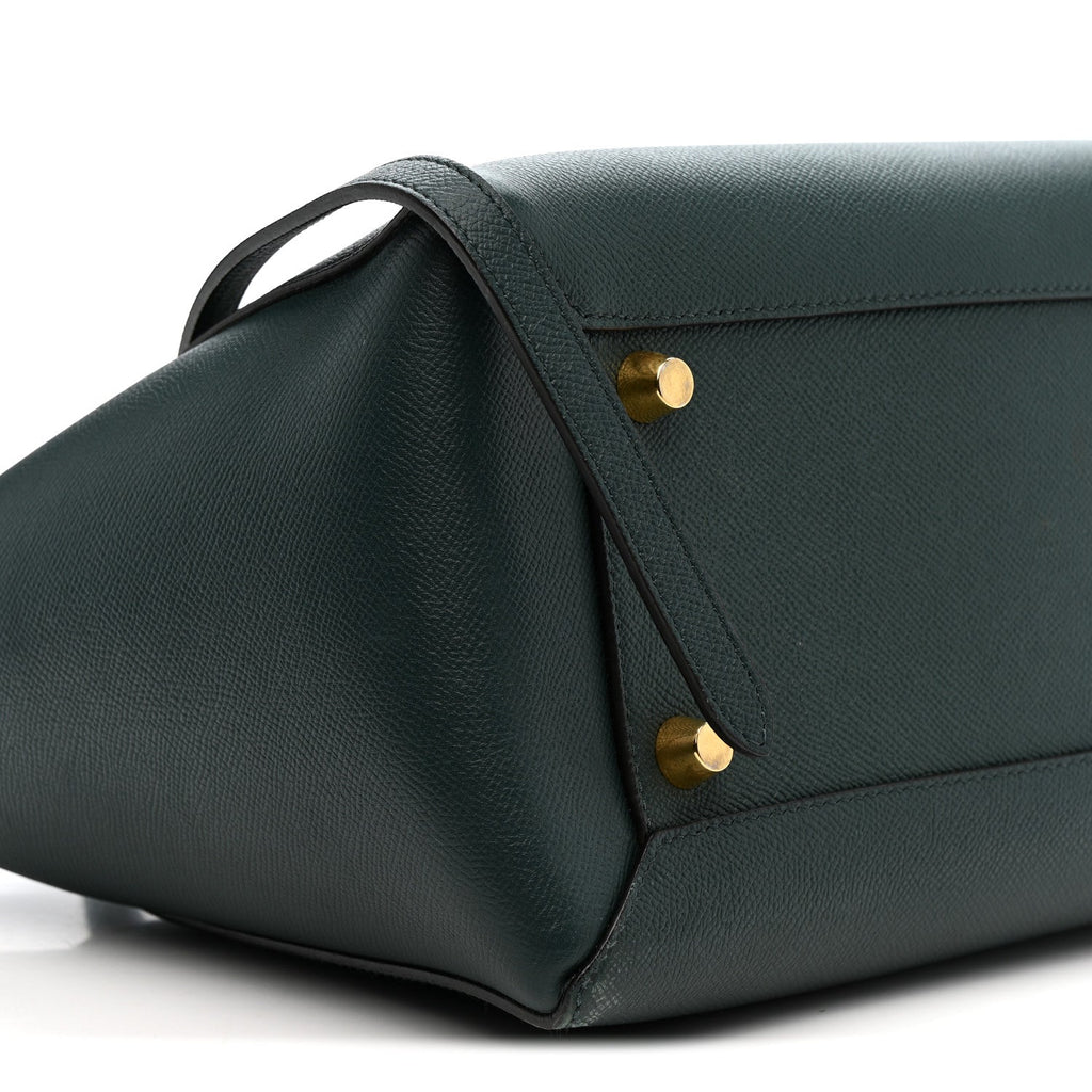 Grained Calfskin Mini Belt Bag Amazone